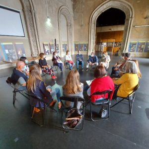 Read more about the article A equipa do projecto TRANSMAT visita as reservas do Museu Nacional de Arqueologia