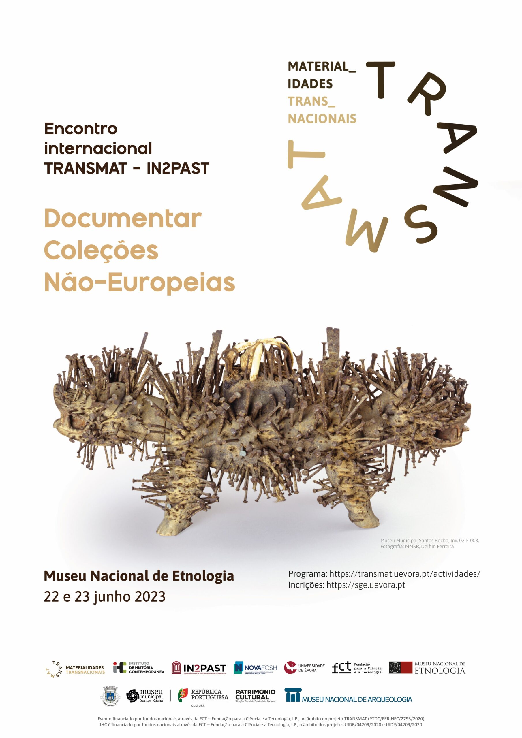 You are currently viewing 1.º Encontro Internacional TRANSMAT-IN2PAST: Documentar Coleções Não-Europeias